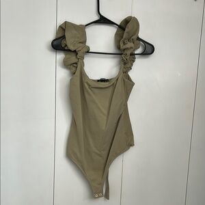 Olive Green One Piece bodysuit express